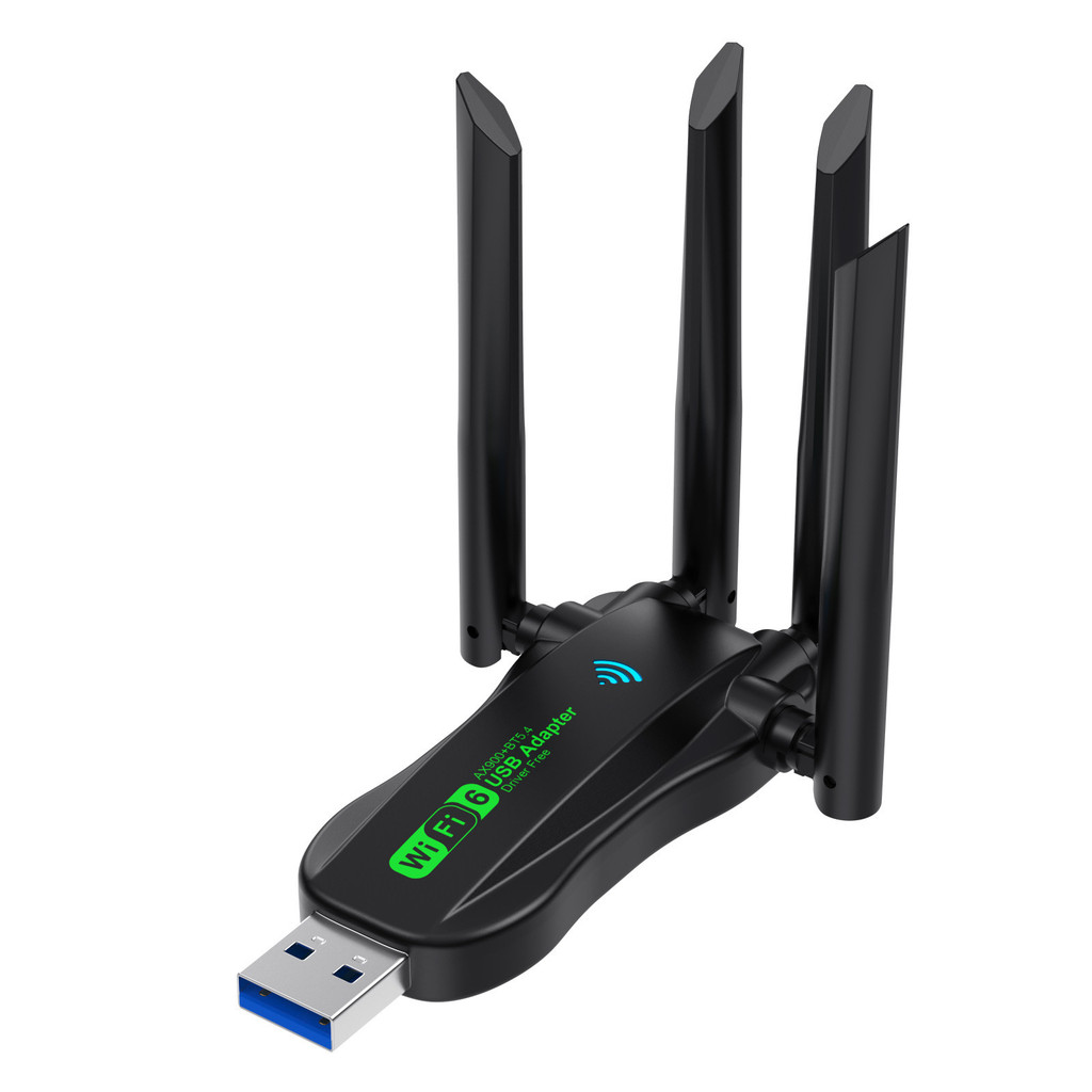 WiFi6 Ổ đĩa AX900M Bluetooth Card mạng không dây Máy tính để bàn Bộ thu mạng USB 5.4 Bộ chuyển đổi B