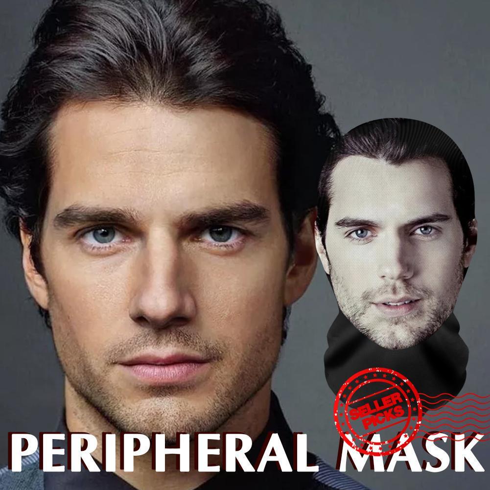 Mặt nạ nhập vai ngoài trời Henry Cavill 3D Balaclava Mũ đội đầu In 3D Cosplay N7G6