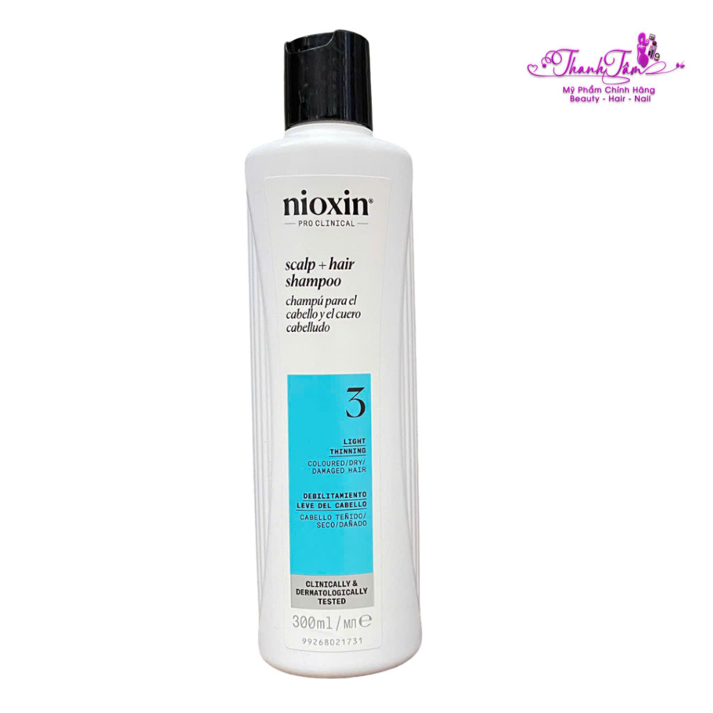 Dầu gội chống rụng tóc Nioxin System 3 Shampoo 300ml - Colored Hair ( New 2025 ) .TT