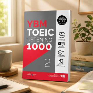 Sách – YBM TOEIC LISTENING 1000 Vol 2 – 10 Đề Nghe Sát Đề Thi TOEIC Format Mới (Gamma Books)