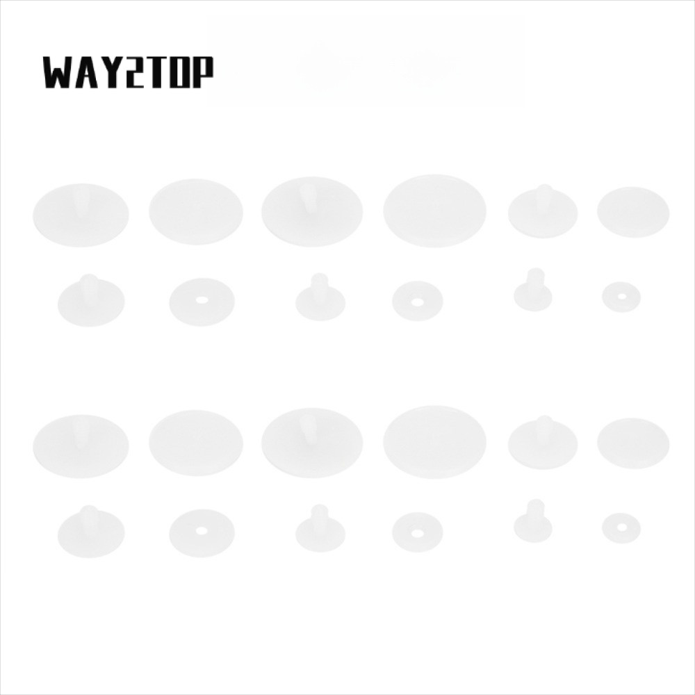 WAY2TOP 140 Cái Khớp Búp Bê Nhựa, Khớp Có Thể Tháo Rời Khớp Búp Bê Trắng, Phụ Kiện Búp Bê Kích Thước