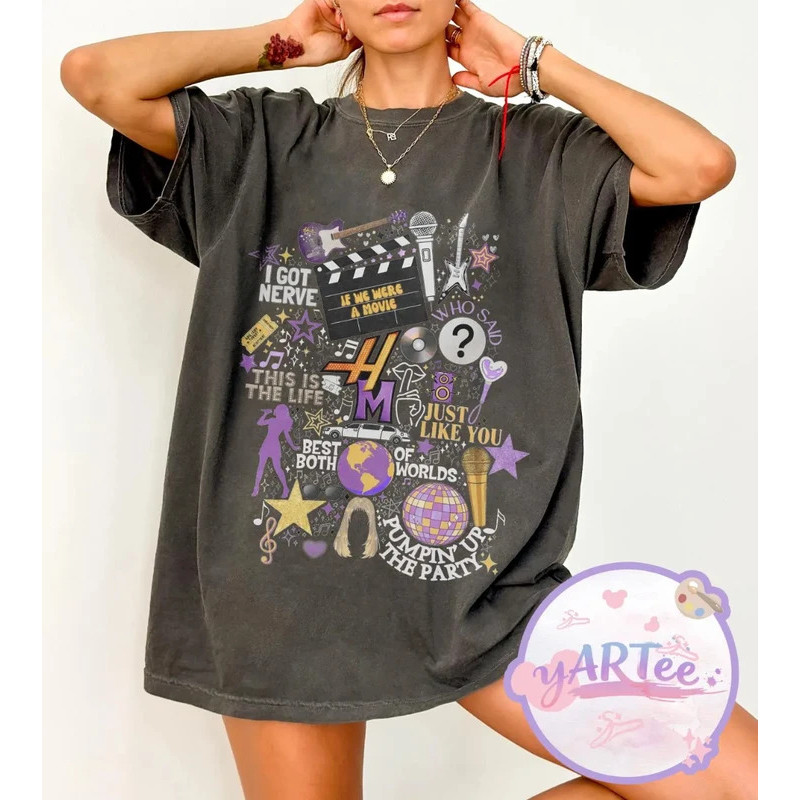 Áo thun kỷ niệm 20 năm Hannah Montana Disney Channel Star Disneyland Magic Kingdom Du lịch gia đình