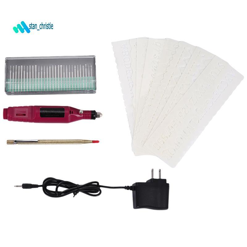 Bút khắc mini bằng điện Bộ dụng cụ khắc tự làm mini cho kim loại Thủy tinh bằng nhựa Trang sức bằng 