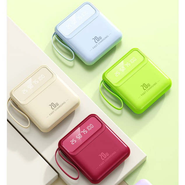 Sạc Dự Phòng 10000mAh Sạc Nhanh Nhiều Thiết Bị Có Đèn Sáng Và Cáp Sạc Đi Kèm Bảo Hành 12 Tháng | BigBuy360 - bigbuy360.vn