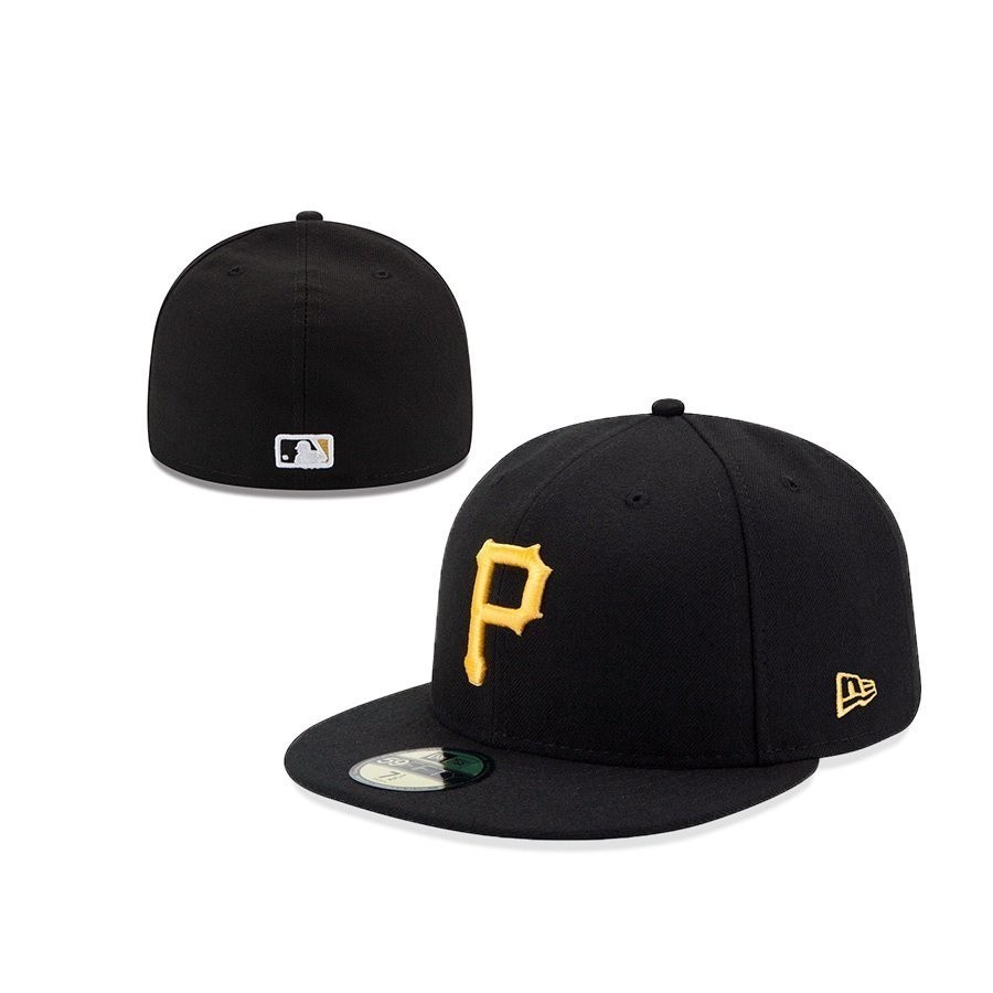 Mlb Pittsburgh Cướp Biển Nam Nữ 59FIFTY SnapBack Cap W Đóng Full Fit unisex 8Omx