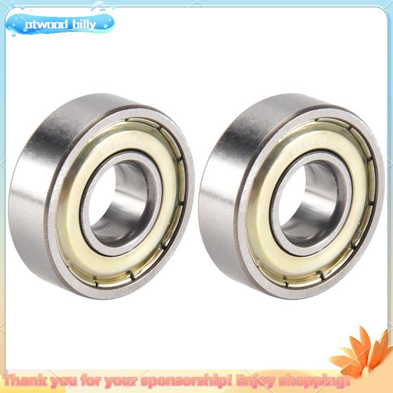 2 Chiếc 6000Z / 6000ZZ Vòng bi rãnh sâu kín được bảo vệ kép 26mm x 10mm x 8mm