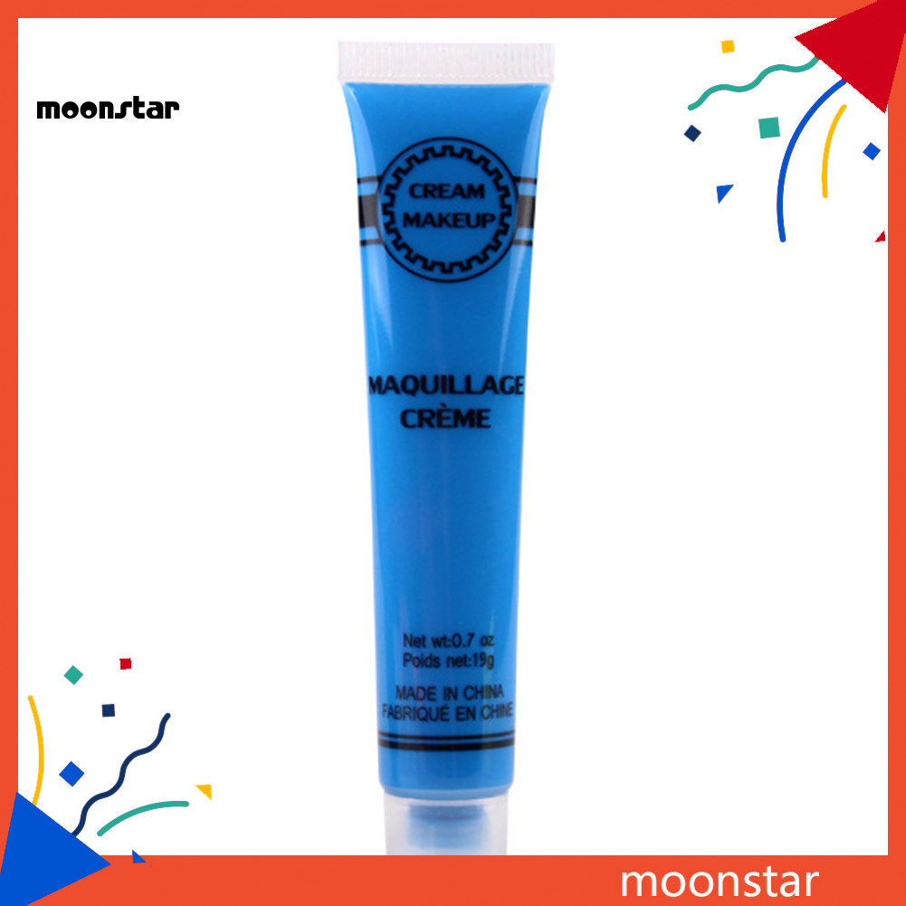 MOO Paint Cream Tube Luminous Makeup Tools 19 / 142g Art Face Body Paint cho Halloween