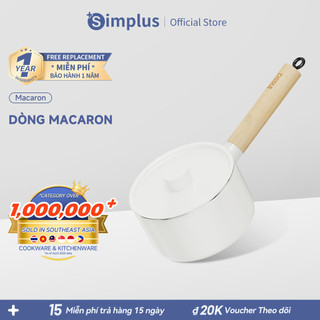  Simplus Nồi Sữa 16cm Chống Dính Nấu Mì Nấu Đồ Ăn Dặm Dòng Maracon GUOJ036 