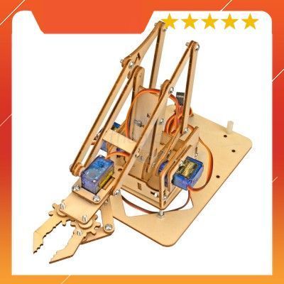 Khung Cánh Tay Robot 4 Bậc Tự Do, Tự Lắp IoT Maker 90