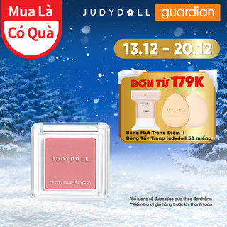  Phấn Má Hồng Judydoll Màu Đơn Sắc Tông Nude Tự Nhiên 2G 