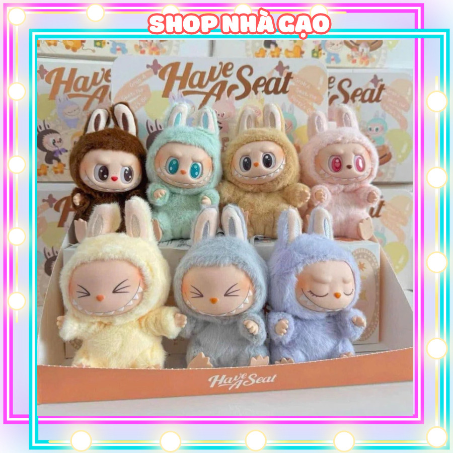 [Fullbox]Hộp Mù Blind Box Labubu v1 V2 Móc Khóa Labubu Macaron Pop Mart v1