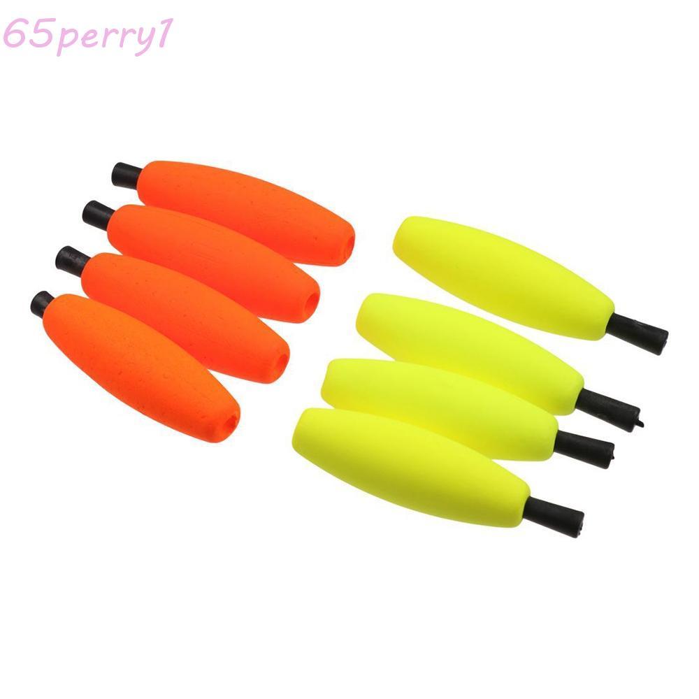 PERRY1 10 CÁI xì gà nổi, có phích cắm ống S M L XL Câu cá đúc dài, Phao nổi Phao nổi Nhẹ Bọt cứng Câ