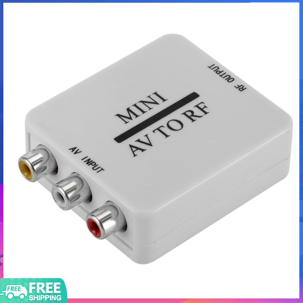 Chiếu sáng♨ Bộ chuyển đổi video AV sang RF Bộ chuyển đổi video HD Hỗ trợ bộ khuếch đại RF 67,25 / 61