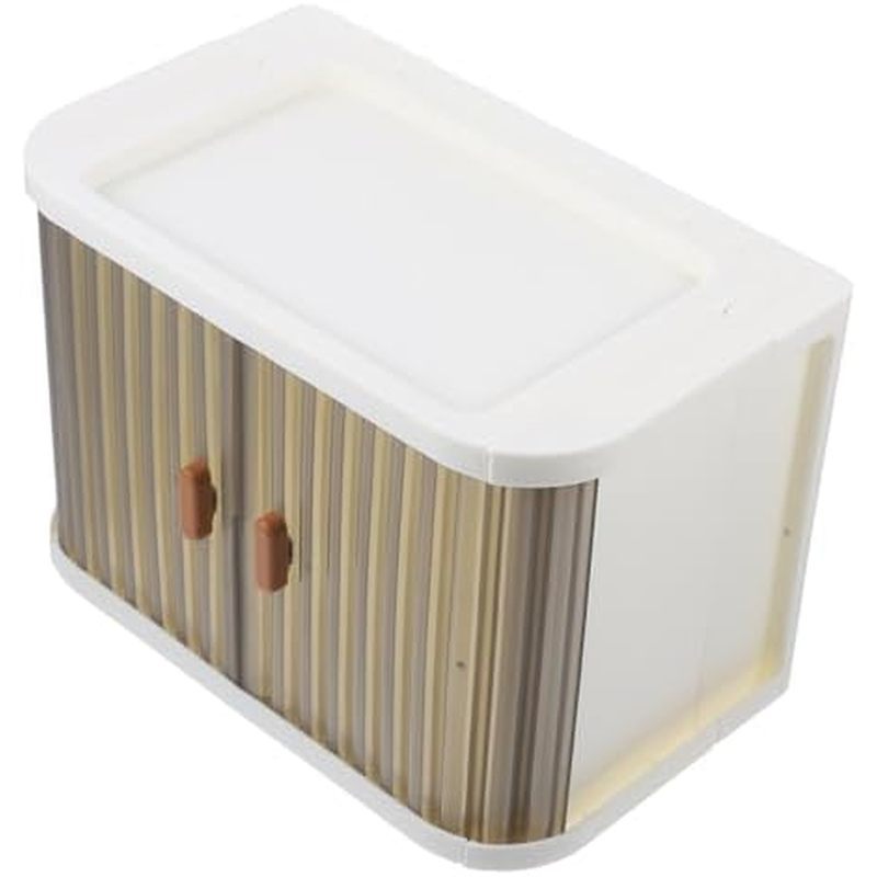 WOONEKY Desktop Organizer Storage Box Stackable Collapsible Container for Home Office Versatile Sund