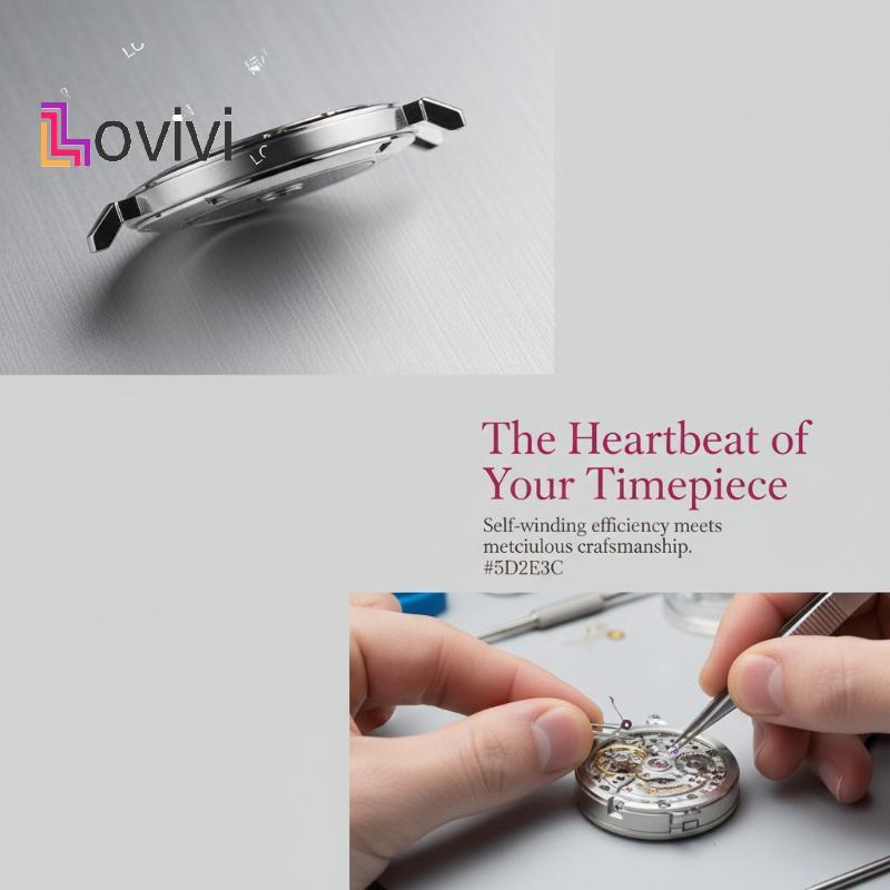 [Lovivivi] 7S26 Movement 2 / 5 Chiếc Phụ Kiện Chuyển Động Đồng Hồ Dĩa Tự Động Dụng Cụ Sửa Chữa Đồng 