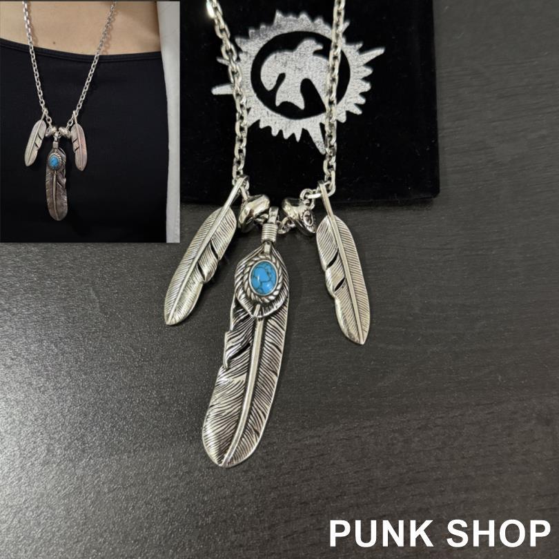 Vòng Cổ GOROS Bạc 925 Phong Cách Mới Ba Lông Mặt Dây Chuyền Vòng Cổ 0363