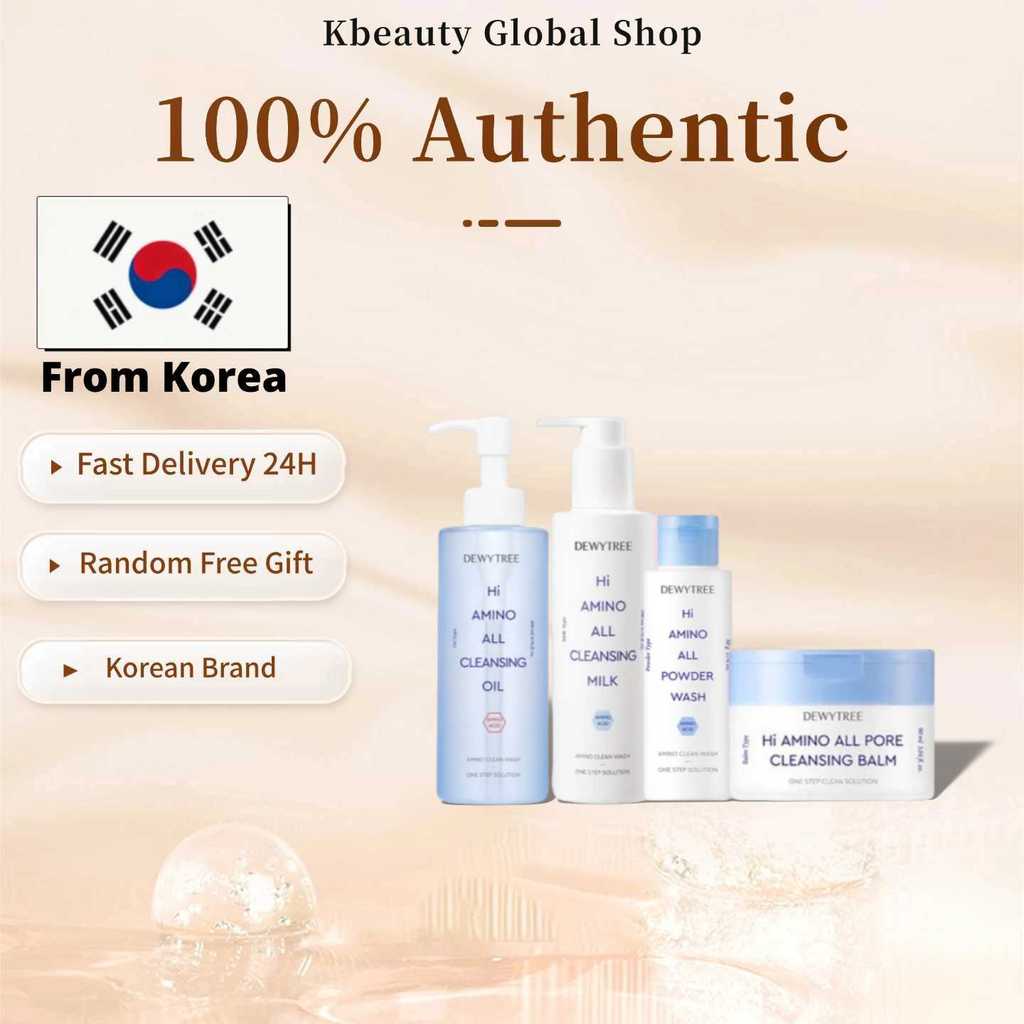 [DEWYTREE] Sữa rửa mặt Hi Amino All Enzyme 50g / Dầu rửa mặt toàn bộ 200ml / Kem làm sạch sâu Amino 