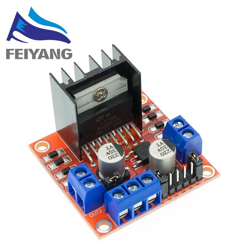 050 Mạch điều khiển Động cơ DC L298 - Mạch cầu H L298N PWM - module điều khiển Động cơ DC L298