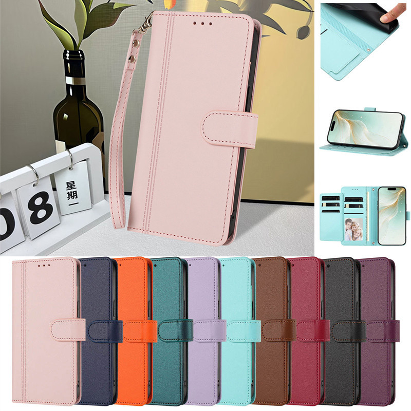 Bao Da Từ Tính Cho Tecno KE6 KE6J K17 4G LC7 LC8 B1F B1P Coque Bảo Vệ Điện Thoại Ví 9 Khe Cắm Dây Đe