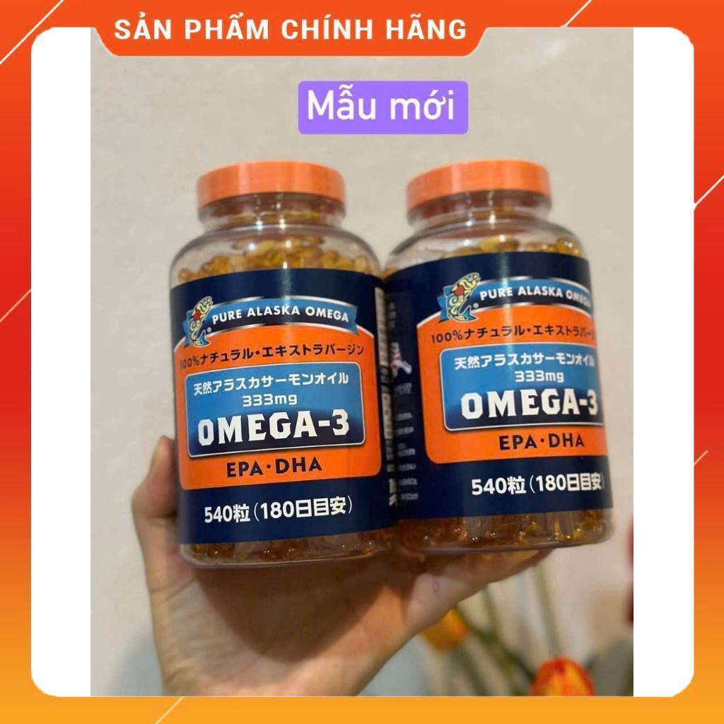 Viên Uống Dầu Cá Omega3 Alaska 540 Viên Nhật Bản