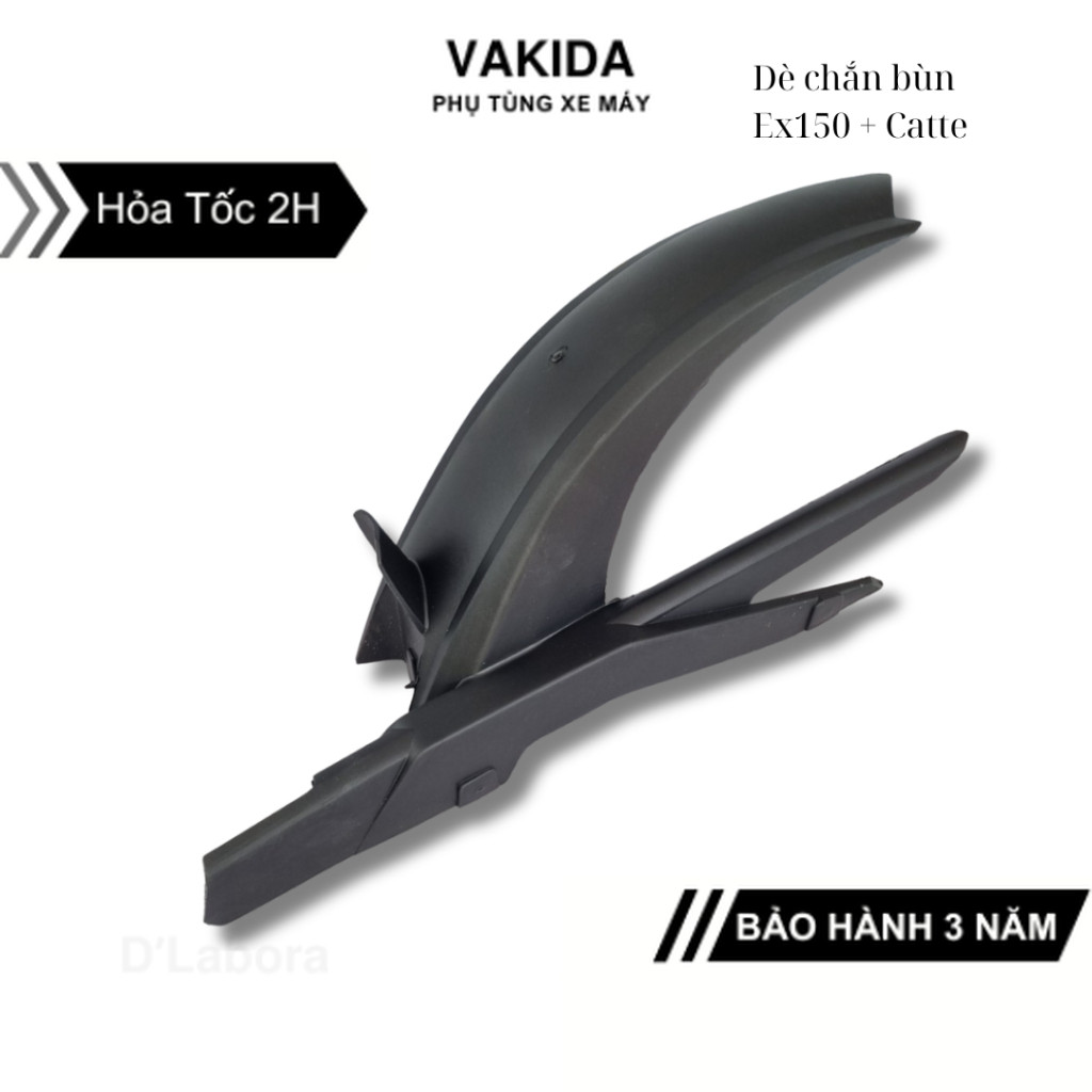 Dè chắn bùn Exciter 150 kèm Catte, Dè chắn bùn Ex 150, Phụ kiện xe máy