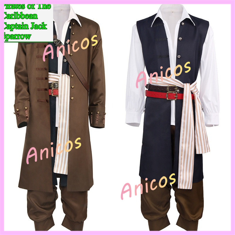 Cướp Biển Vùng Caribe - Trang Phục Hoá Trang Thuyền Trưởng Jack Sparrow Cho Halloween