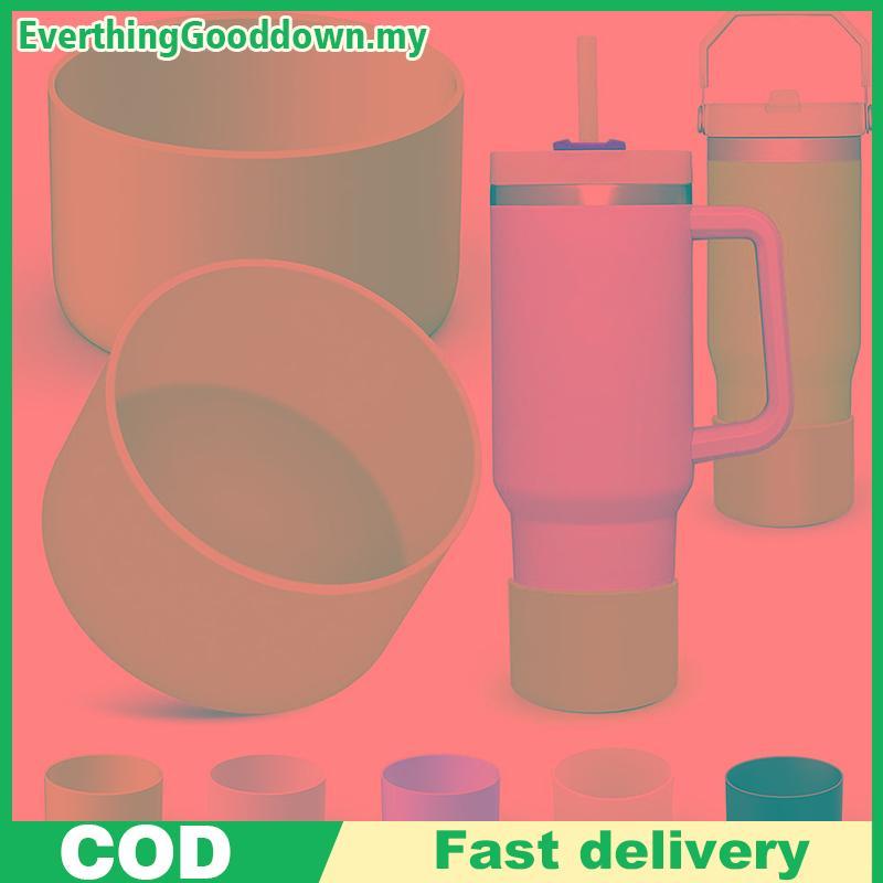 Ed Silicone Cup Đệm Bảo Vệ Cho Stanley Quencher Adventure 40oz Tumbler Có Tay Cầm & Stanley IceFlow 