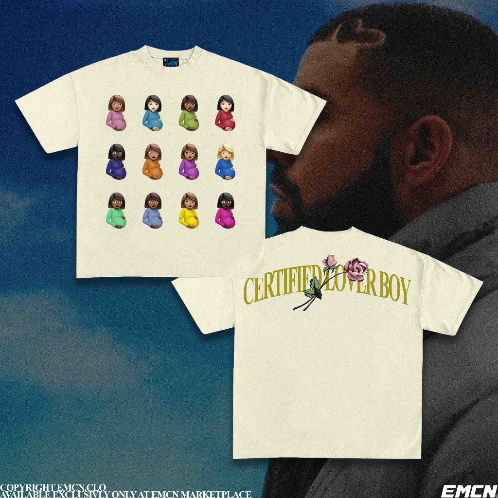 Áo thun nam EMCN Tee Drake Certified Lover Boy CLB S-5XL