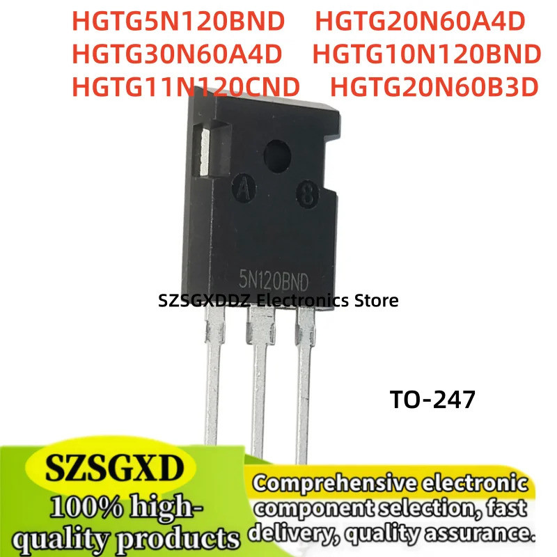5 Chiếc HGTG5N120BND 5N120BND HGTG20N60A4D HGTG30N60A4D 30N60A4D HGTG10N120BND 10N120BND 11N120CND H
