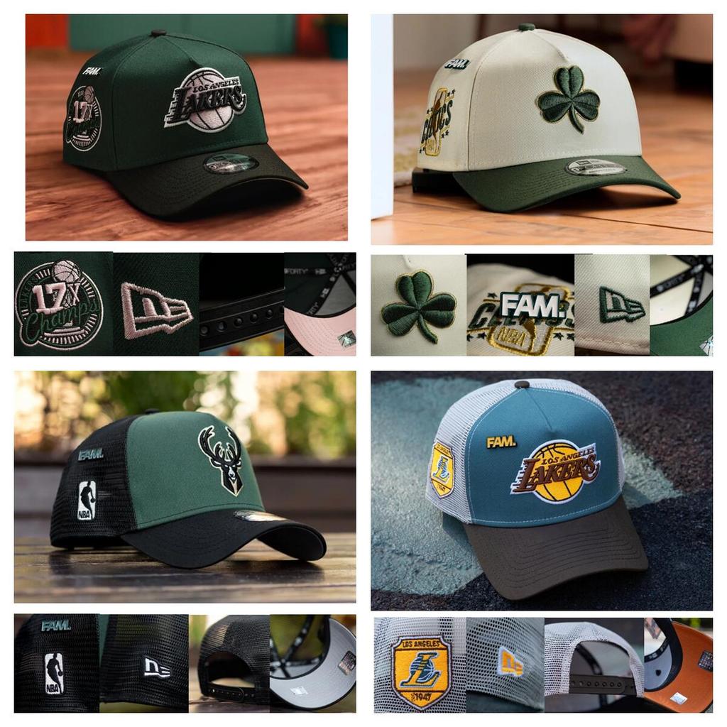 Mũ Lakers Nam Nữ Mũ Bóng Chày Snapback Mũ Chống Nắng Mũ Du Lịch