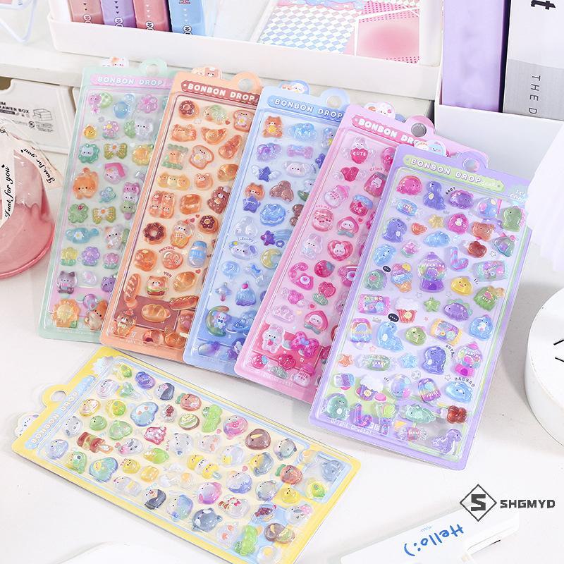 SHGD > Kawaii 3D Giảm Miếng Dán Hoạt Hình Dễ Thương Deco Dán DIY Điện Thoại Hành Lý Xe Máy Laptop Va