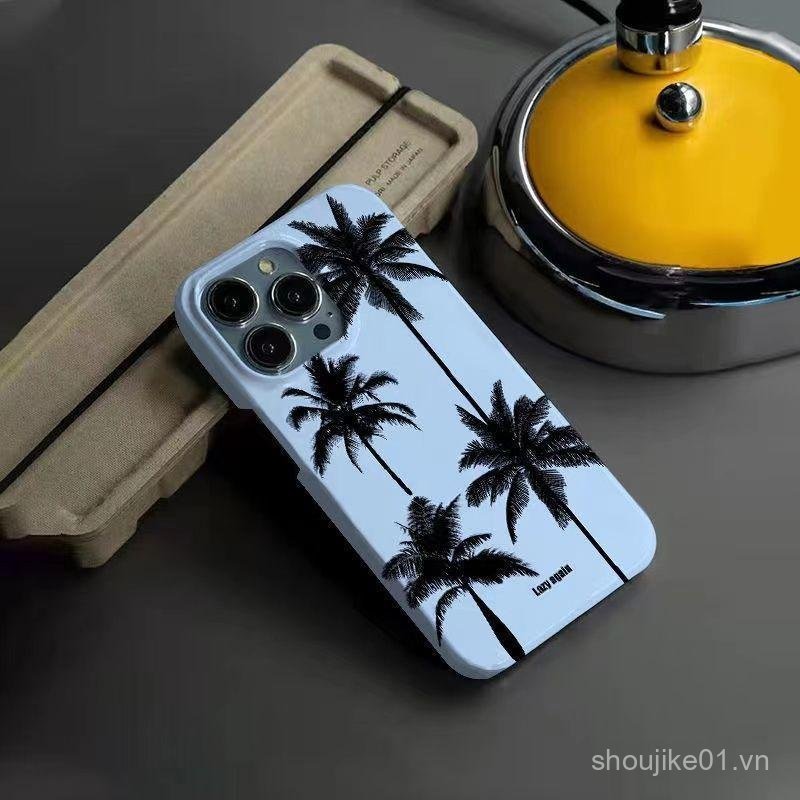 Cây Dừa Có Nền Xanh Cho iphone 12 15 11 14 16 13 14PROMAX 16PROMAX 14PRO 16PRO 16PRO 14PLUS 15PLUS Ố