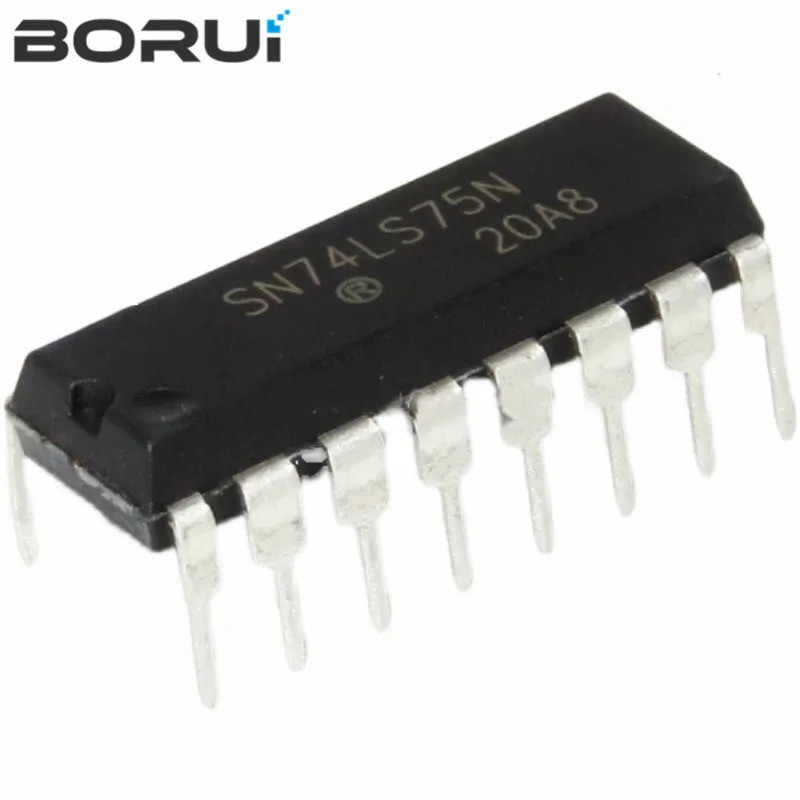 10 Cái / lốc MỚI SN74LS75N 74LS75 HD74LS75P DIP-16 Cổng / IC Logic biến tần Còn hàng chip EIYH