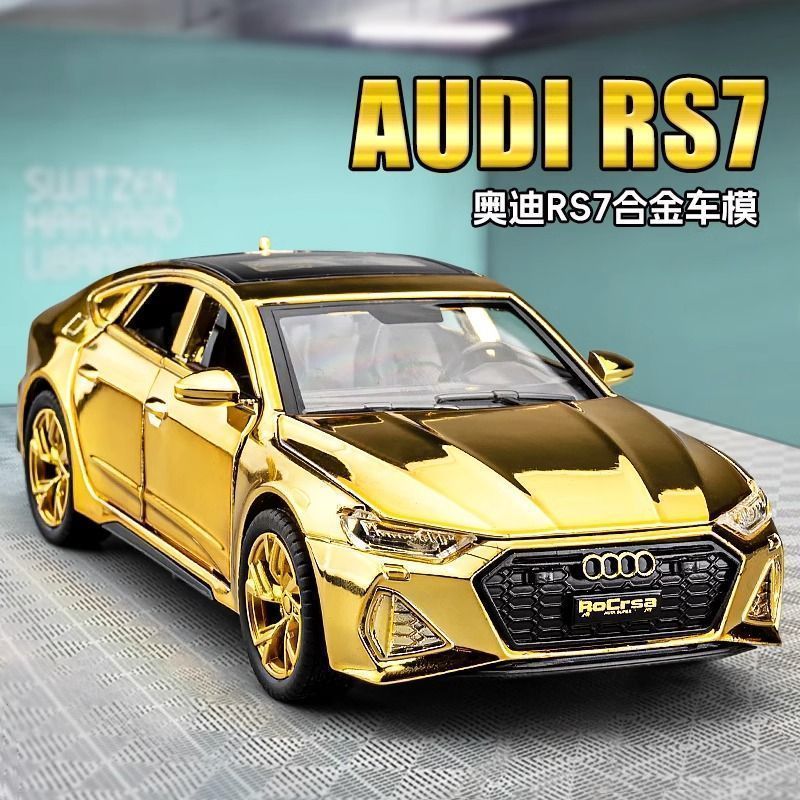 Audi rs7 Mẫu Đen Samurai Thể Thao Xe Ô Tô Mô Hình Hợp Kim Mô Phỏng Đồ Chơi Trẻ Em Xe Bộ Sưu Tập Đồ T