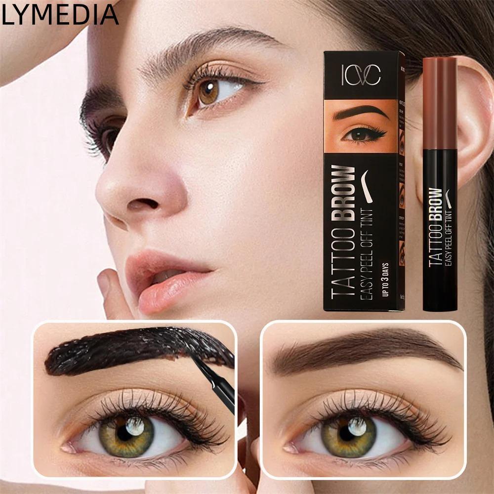 Kem dưỡng lông mày LYMEDIA, Thuốc nhuộm lông mày có thể xé được lâu trôi, Thuốc tăng cường lông mày 