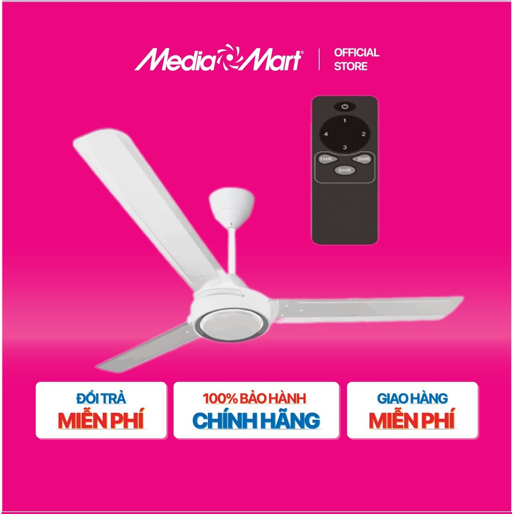 Quạt trần Coex CCF-7113A 59.06 inches, 3 cánh, màu trắng