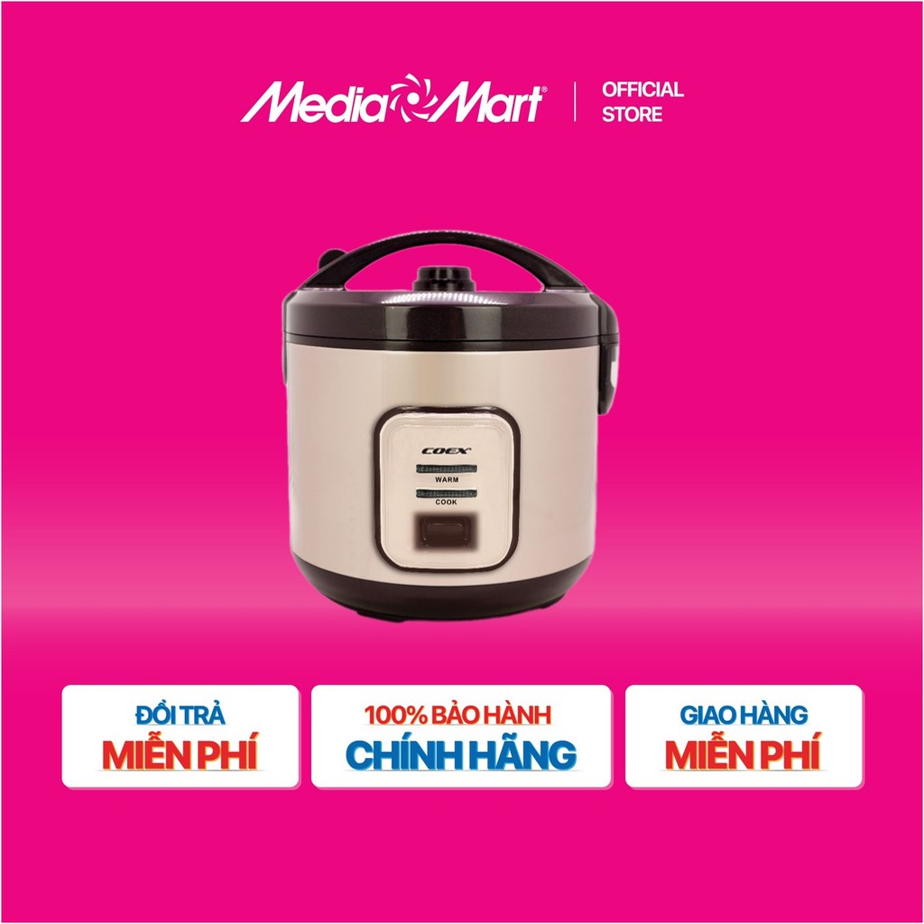 [SieuthiMediaMart] Nồi cơm điện cơ 2.8 lít Coex CR-3416 BH chính hãng-Ship0đ