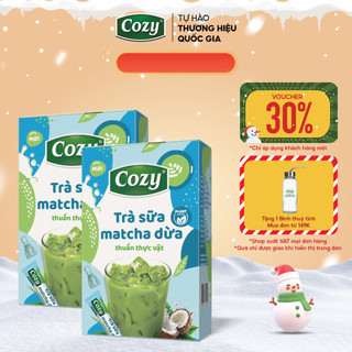   VOUCHER 30% Trà Sữa Matcha Dừa Cozy Trà Sữa Thuần Chay Vị Ngọt Thanh Thơm Ngậy Dừa Non 