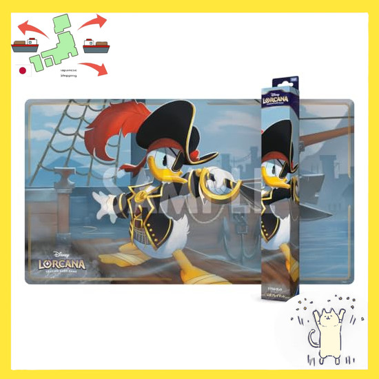 [Japanese Version] TAKARA TOMY Disney Lorquana TCG Japanese Official Playmat "Donald Duck Buccaneer