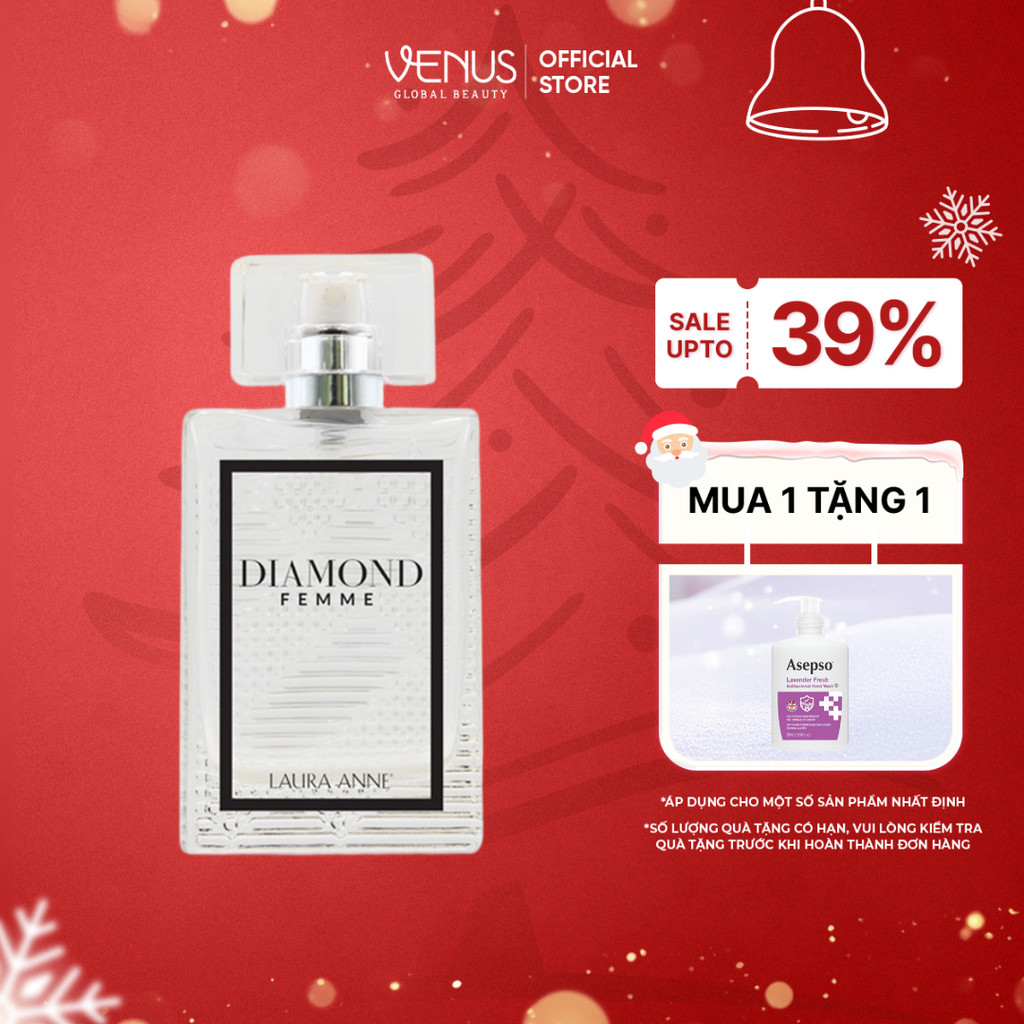   MUA 1 TẶNG 1 QUÀ NGẪU NHIÊN   Nước Hoa Nữ Diamond Femme hương sang trọng quyến rũ 45ml 