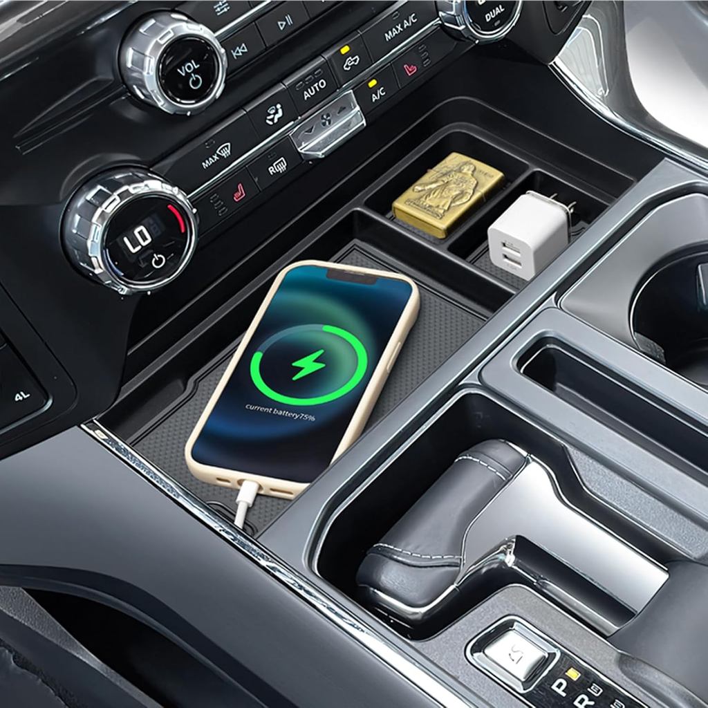 Dụng cụ sắp xếp bảng điều khiển trung tâm cho 2021-2025 Ford F150 & 2022-2025 F150 Lightning XLT Pro