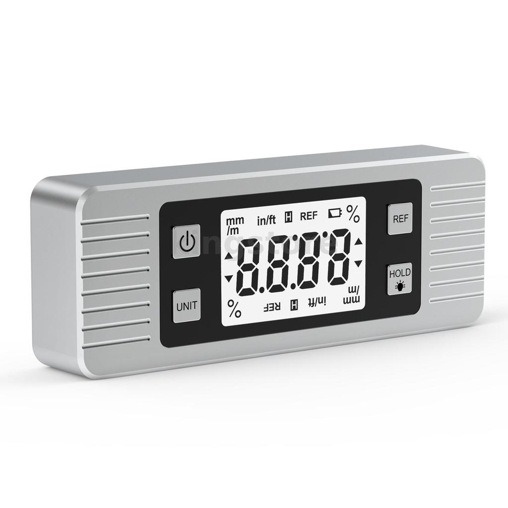 Hộp cấp độ kỹ thuật số JD11 Đèn nền LCD đế từ tính Chế độ đo kép 0,05° Độ chính xác cho máy chế biến