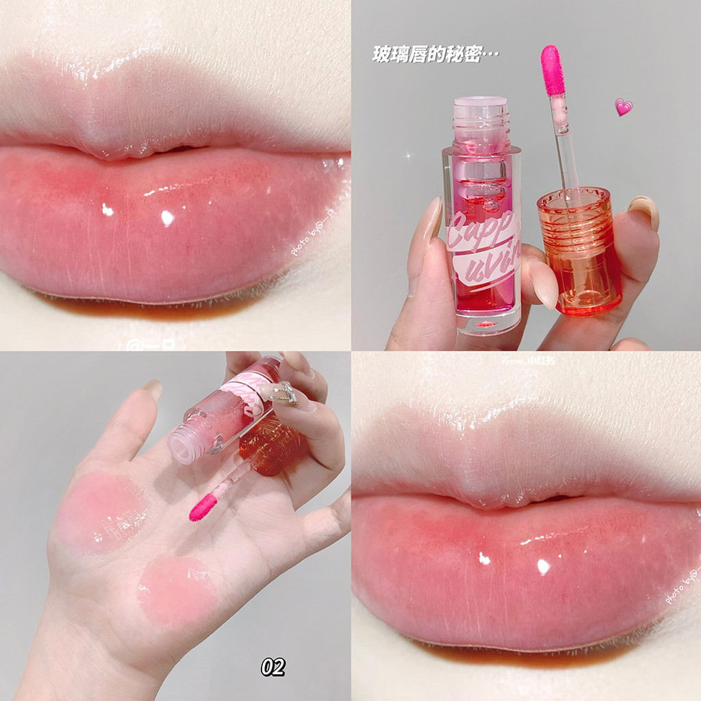 Cappuvini Lip Oil Fade Lip Lines Glass Lip Lip Oil Dưỡng Ẩm Dưỡng Ẩm Làm Đẹp