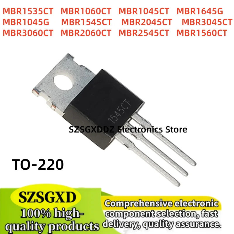 5 Chiếc MBR2045CT MBR2045 MBR45 MBR3045 MBR1045 MBR1645 MBR3060 MBR1660 MBR1660 MBR1045 MBR 1060 MBR