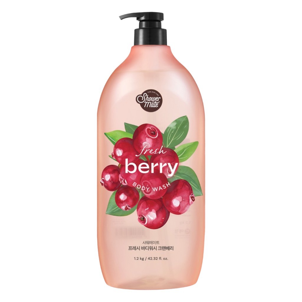 [tắm mate] Sữa tắm Fresh Berry, 1,2kg, 1 cái / Sữa tắm Hàn Quốc / Hương Berry / Xác thực 100% của K-