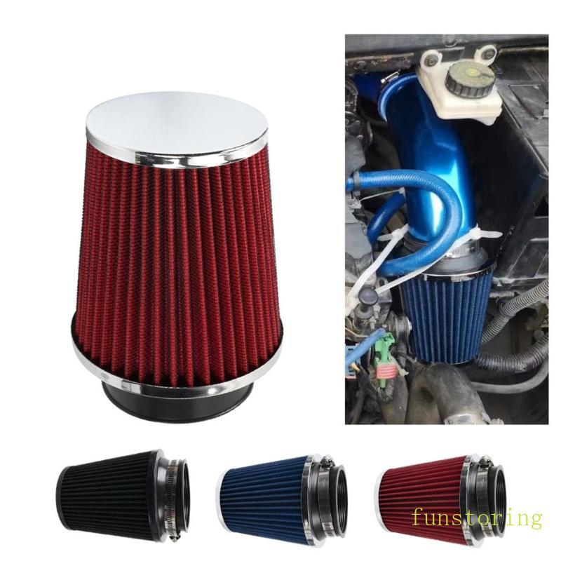 FUN Car 76mm Air Filter Car Racing Sport Air Filter Breather Filter Cone Air Filter Bộ lọc không khí