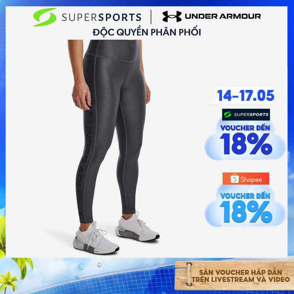 Quần Bó Thể Thao Nữ Under Armour Heatgear Armour - Xám - 1376327-012
