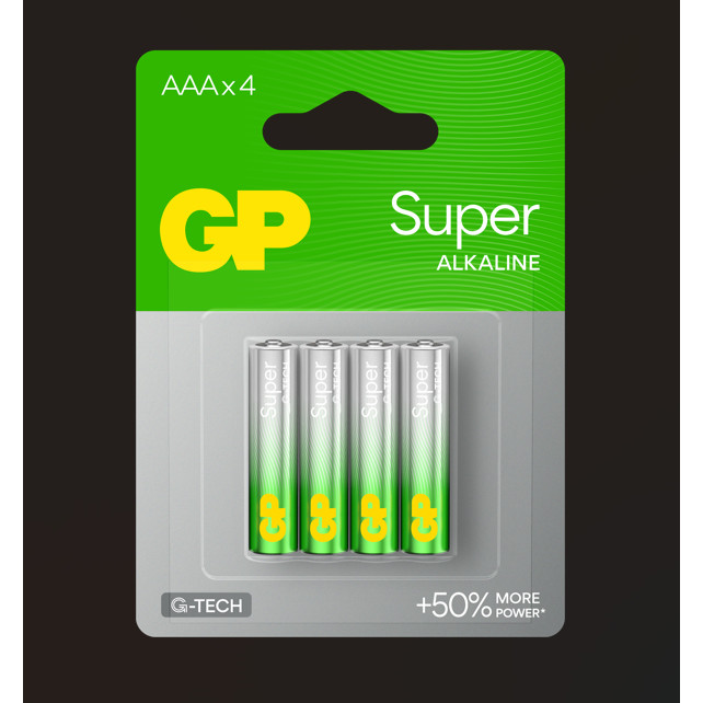 GP Pin đũa Alkaline AAA GP24AETA21-2GSBC4 - combo 3 vỉ