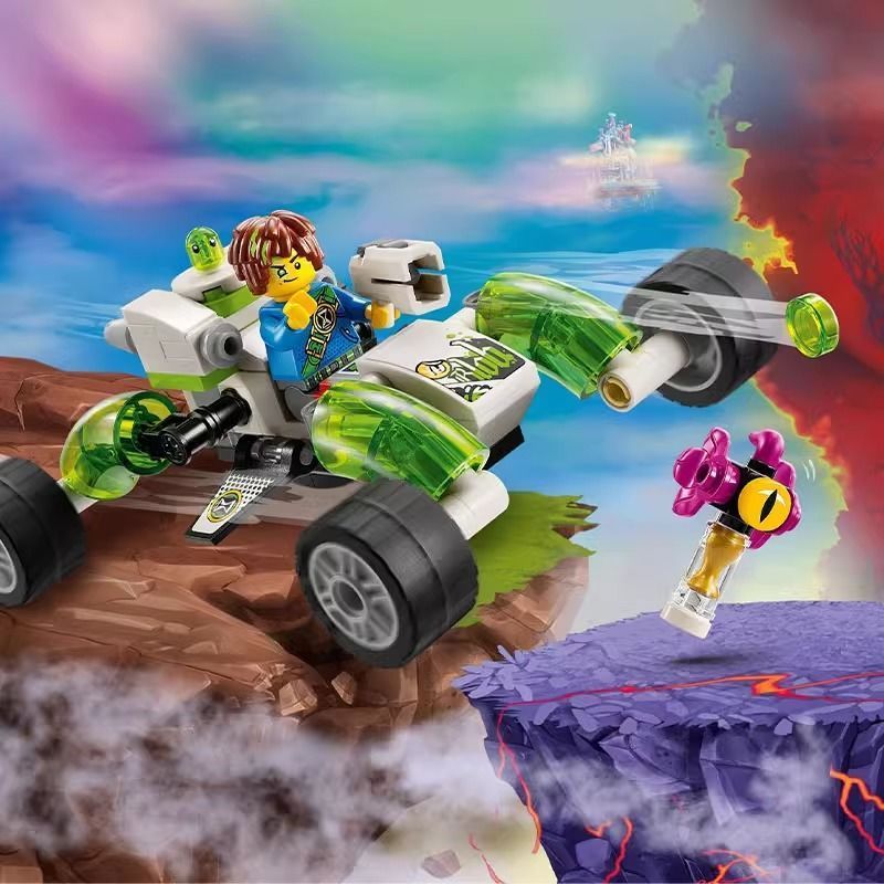 Tương thích với Lego Dream City Hunter 71471 Đồ chơi khối xây dựng lắp ráp xe địa hình mát mẻ của Ma
