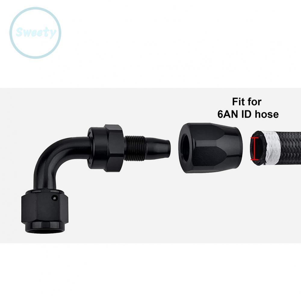 Lắp ống 6AN 6061-T6 Hợp kim nhôm Thiết kế xoay Dễ dàng lắp đặt